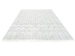 Vente-unique Surmatelas 180 x 200 cm mémoire de forme coutil aloe vera ép.5cm - ANTASSE de NATUREA* Surmatelas
