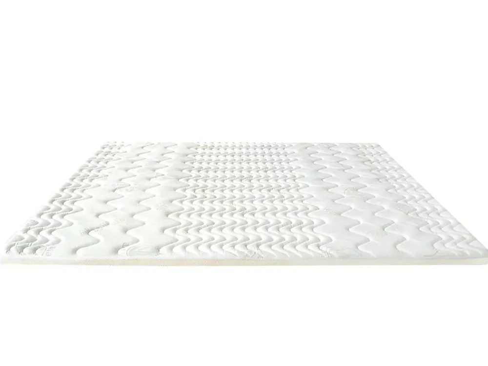 Vente-unique Surmatelas 180 x 200 cm mémoire de forme coutil aloe vera ép.5cm - ANTASSE de NATUREA* Surmatelas