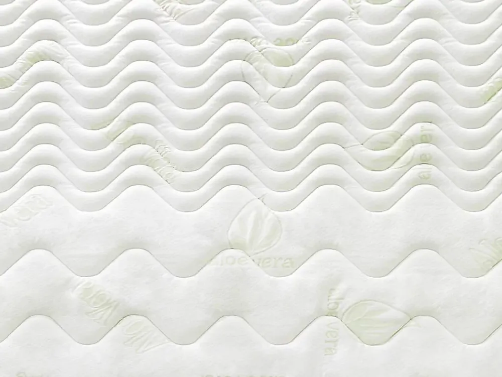 Vente-unique Surmatelas 180 x 200 cm mémoire de forme coutil aloe vera ép.5cm - ANTASSE de NATUREA* Surmatelas