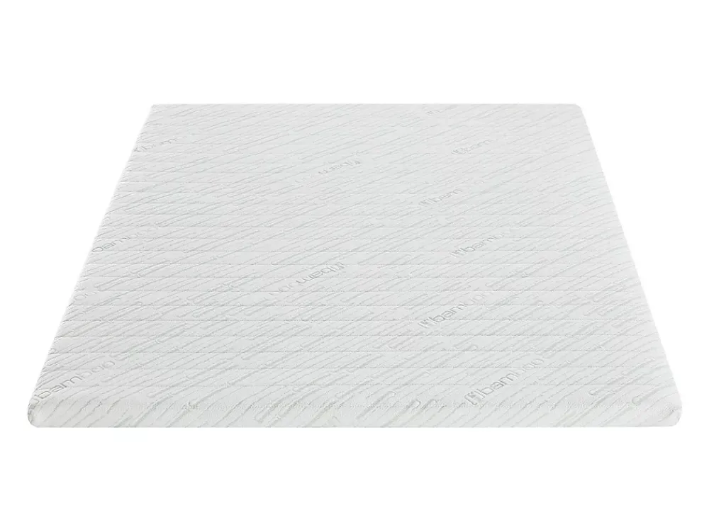 Vente-unique Surmatelas 140 x 190 cm mémoire de forme coutil bambou ép.5cm - LUFFY de NATUREA* Surmatelas