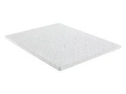 Vente-unique Surmatelas 140 x 190 cm mémoire de forme coutil bambou ép.5cm - LUFFY de NATUREA* Surmatelas
