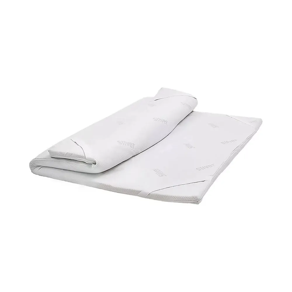 Talamo Italia Surmatelas carré et demi Dlovri, Surmatelas pour améliorer la posture, Surmatelas en mousse à mémoire de forme, 120x190xh5 cm* Surmatelas