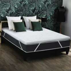 Idliterie Surmatelas déhoussablatex 60 kg 3 zones confort 180x200* Surmatelas