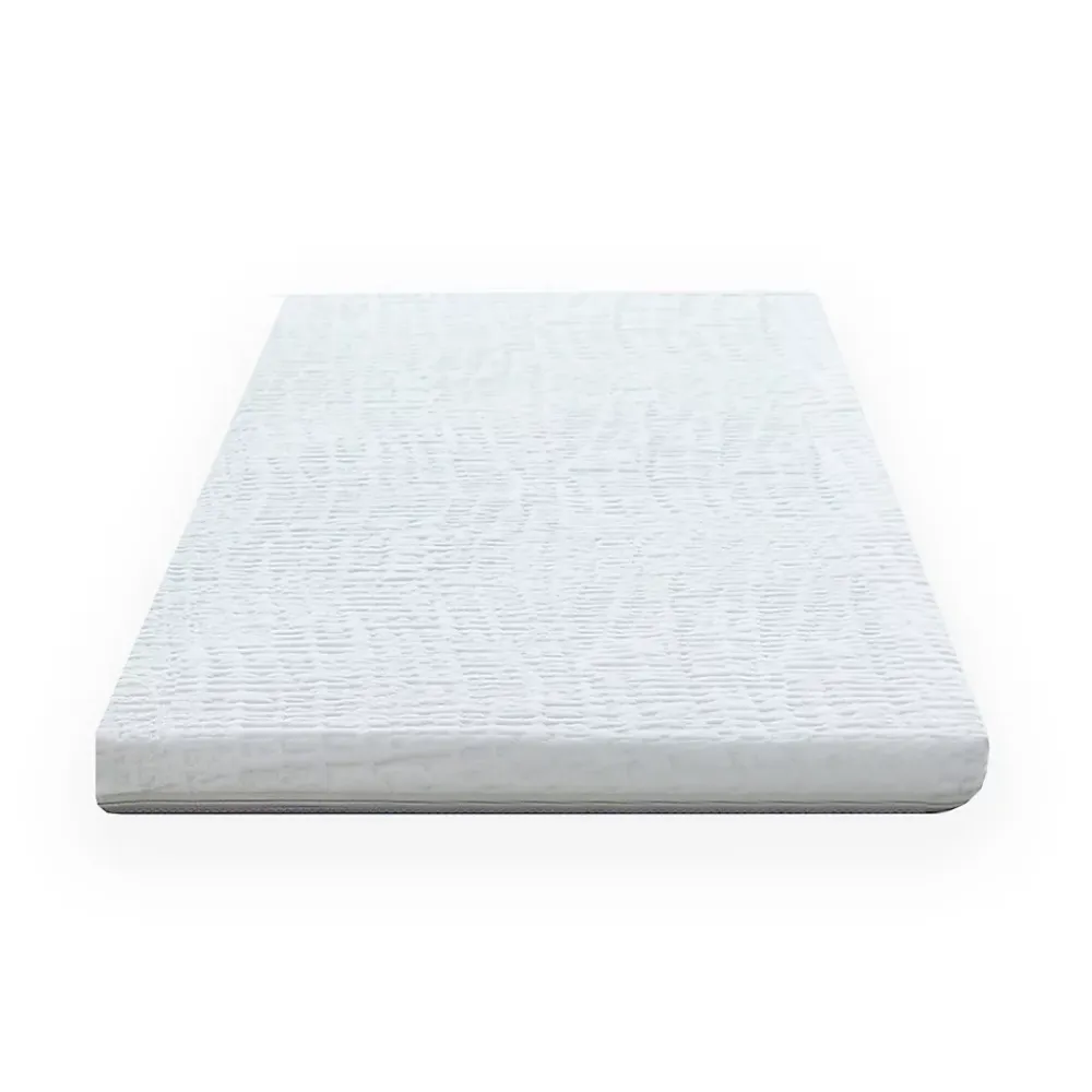 Idliterie Surmatelas déhoussable mousse haute résilience 35kg/m3 7 zones 80x200* Surmatelas