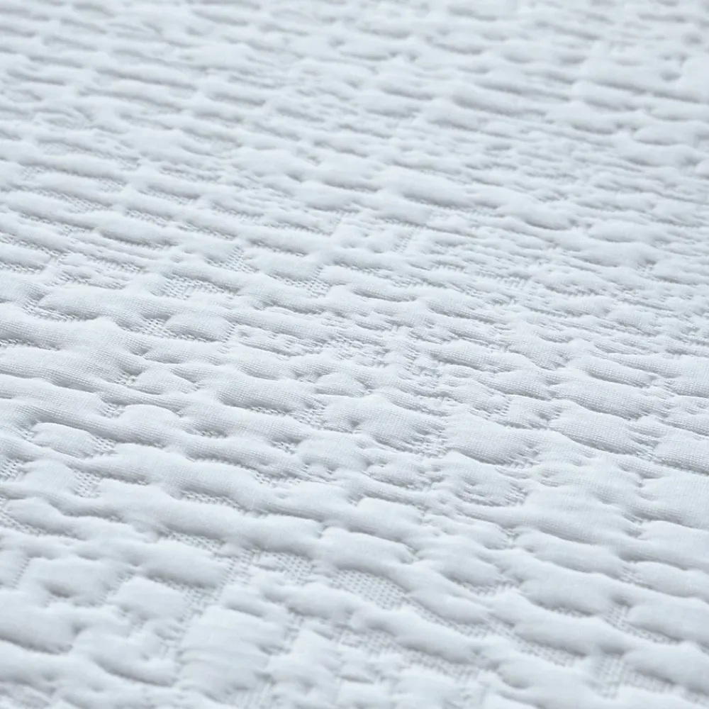 Idliterie Surmatelas déhoussable mousse haute résilience 35kg/m3 7 zones 180x200* Surmatelas