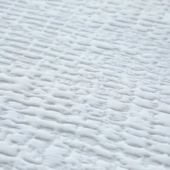 Idliterie Surmatelas déhoussable mousse haute résilience 35kg/m3 7 zones 90x200* Surmatelas