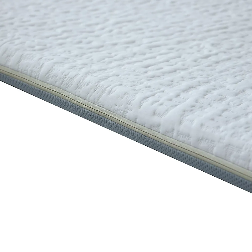 Idliterie Surmatelas déhoussable mousse à mémoire forme 50kg/m3 90x200* Surmatelas