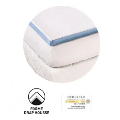 Surmatelas Fjord à mémoire de forme 80 x 200 cm><noscript><img width=