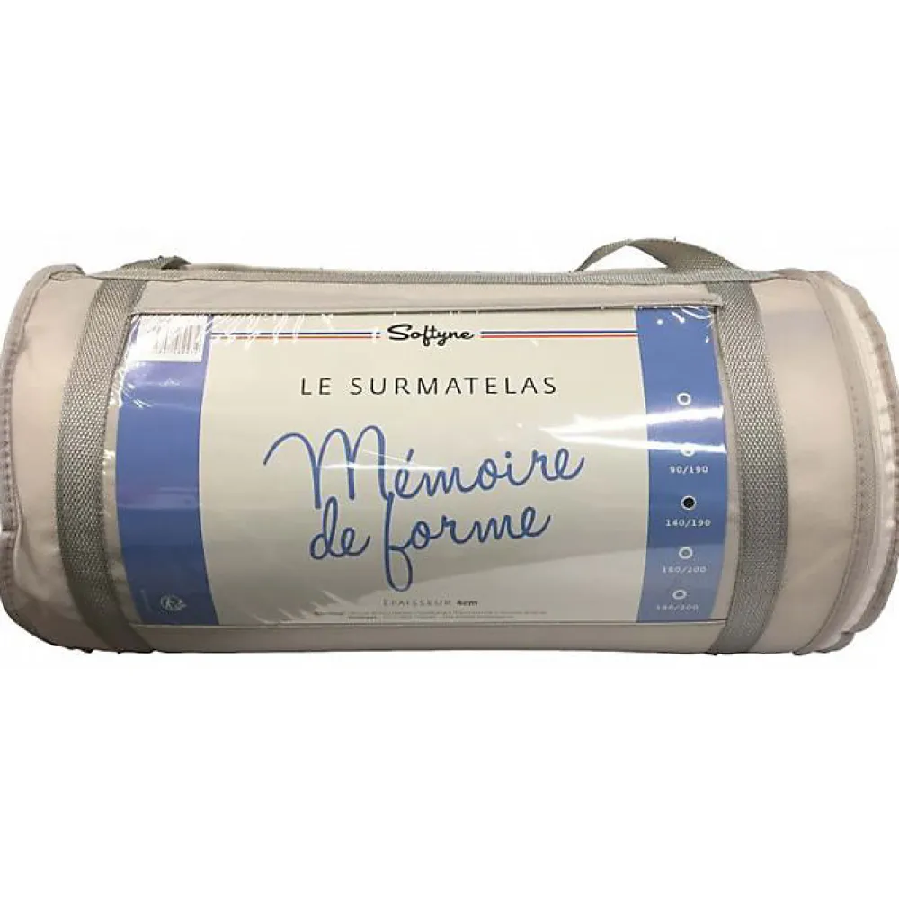 Lestra Surmatelas Softyne à mémoire de forme 80 x 200 cm* Surmatelas