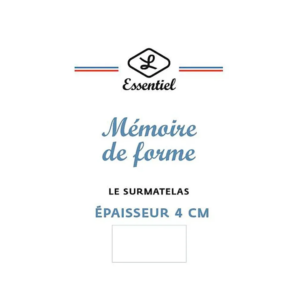 Lestra Surmatelas Softyne à mémoire de forme 80 x 200 cm* Surmatelas