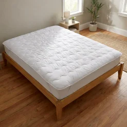 Surmatelas Moelleux 90x200 cm - Protege Matelas Impermeable - Housse Coton - 4 Coins Elastiques - Traitement Anti-Acarien>Sweetnight Discount