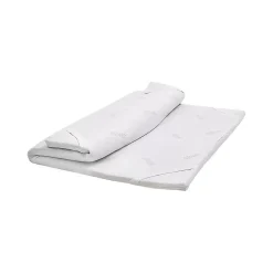 Talamo Italia Surmatelas simple Dmammin, Surmatelas pour améliorer la posture, Surmatelas en mousse à mémoire de forme, 80x200xh5 cm* Surmatelas