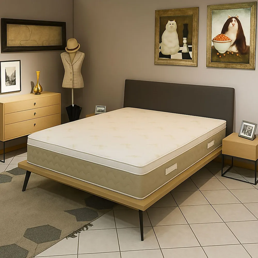 Surmatelas 100x200 - 4 cm - Hyper Moelleux - Dehoussable - Entretien Facile - Confort optimal - Idéal pour sommeil réparateur - SU>King Of Dreams New