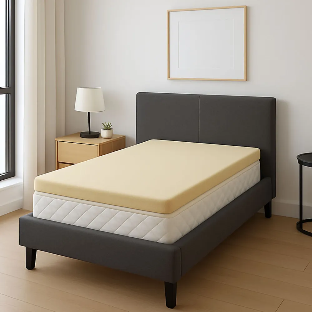 Surmatelas 90x190 - Hauteur 5 cm - Confort optimal - Soutien ferme - Idéal pour sommeil profond - Surmatelas mémoire>King Of Dreams Discount