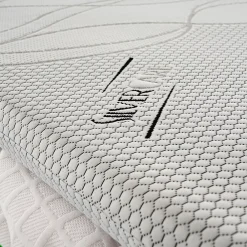 Materassiedoghe Sur-matelas 200x200 - Mousse à Mémoire De Forme - Epaisseur 5 cm - Revêtement Amovible Silver Fresh* Surmatelas