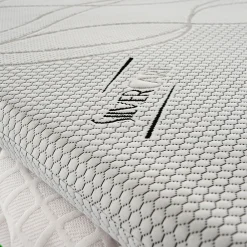 Sur-matelas 90x200 - Mousse à Mémoire De Forme - Epaisseur 5 cm - Revêtement Amovible Silver Fresh><noscript><img width=