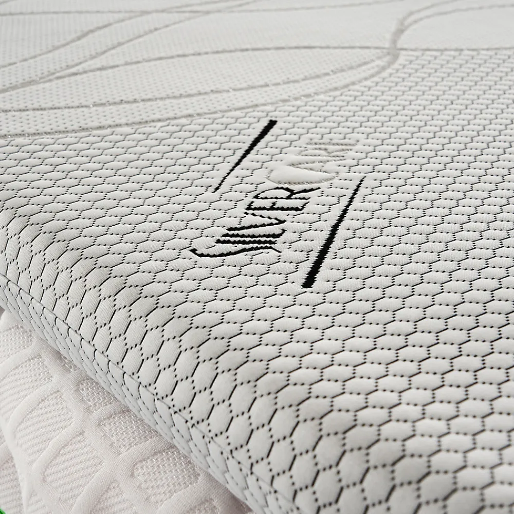 Sur-matelas 90x200 - Mousse à Mémoire De Forme - Epaisseur 5 cm - Revêtement Amovible Silver Fresh>Materassiedoghe Sale