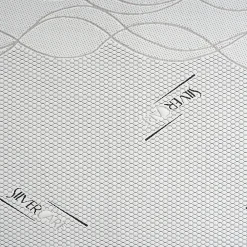 Sur-matelas 90x200 - Mousse à Mémoire De Forme - Epaisseur 5 cm - Revêtement Amovible Silver Fresh><noscript><img width=