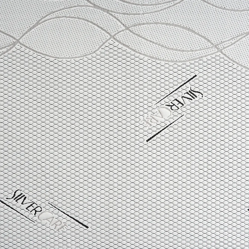 Sur-matelas 90x200 - Mousse à Mémoire De Forme - Epaisseur 5 cm - Revêtement Amovible Silver Fresh>Materassiedoghe Sale