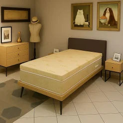 King Of Dreams Surmatelas 70x190 cm - Confort Optimal - Très Moelleux - Idéal pour Usage Quotidien - POLYSOF* Surmatelas