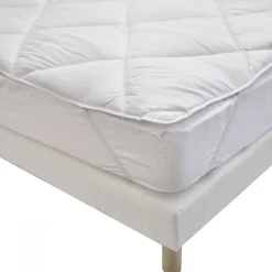 Bleu Calin Surmatelas 160x200 cm Confort Moelleux et Respirant LAVABLE À 95 C* Surmatelas
