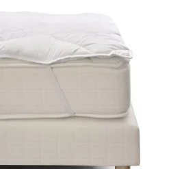 Bleu Calin Surmatelas 160x200 cm Confort Moelleux et Respirant LAVABLE À 95 C* Surmatelas