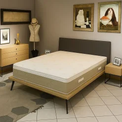 King Of Dreams sur-Matelas 130x190 Epais Hauteur 6 cm Mousse Polysoff Déhoussable Très Moelleux 130x190* Surmatelas