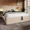 Redom Table basse 50x50,5H cm et 60x36x43,5H cm, ensemble 2 pieces empilable avec plateau MDF blanc* Ensemble Sommier Et Matelas
