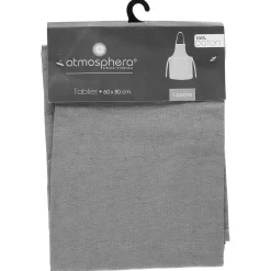 Tablier - coton - gris clair - 60x80 cm - Atmosphera><noscript><img width=