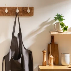 Atmosphera Créateur D'Intérieur Tablier - coton - gris foncé - 60x80 cm - Atmosphera* Boutis, Couvre-Lit, Édredon