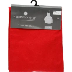 Atmosphera Créateur D'Intérieur Tablier - coton - rouge - 60x80 cm - Atmosphera* Boutis, Couvre-Lit, Édredon