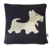 Sevira Kids Taie de coussin en coton bio chien Scotty* Taie D'Oreiller