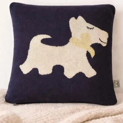 Sevira Kids Taie de coussin en coton bio chien Scotty* Taie D'Oreiller