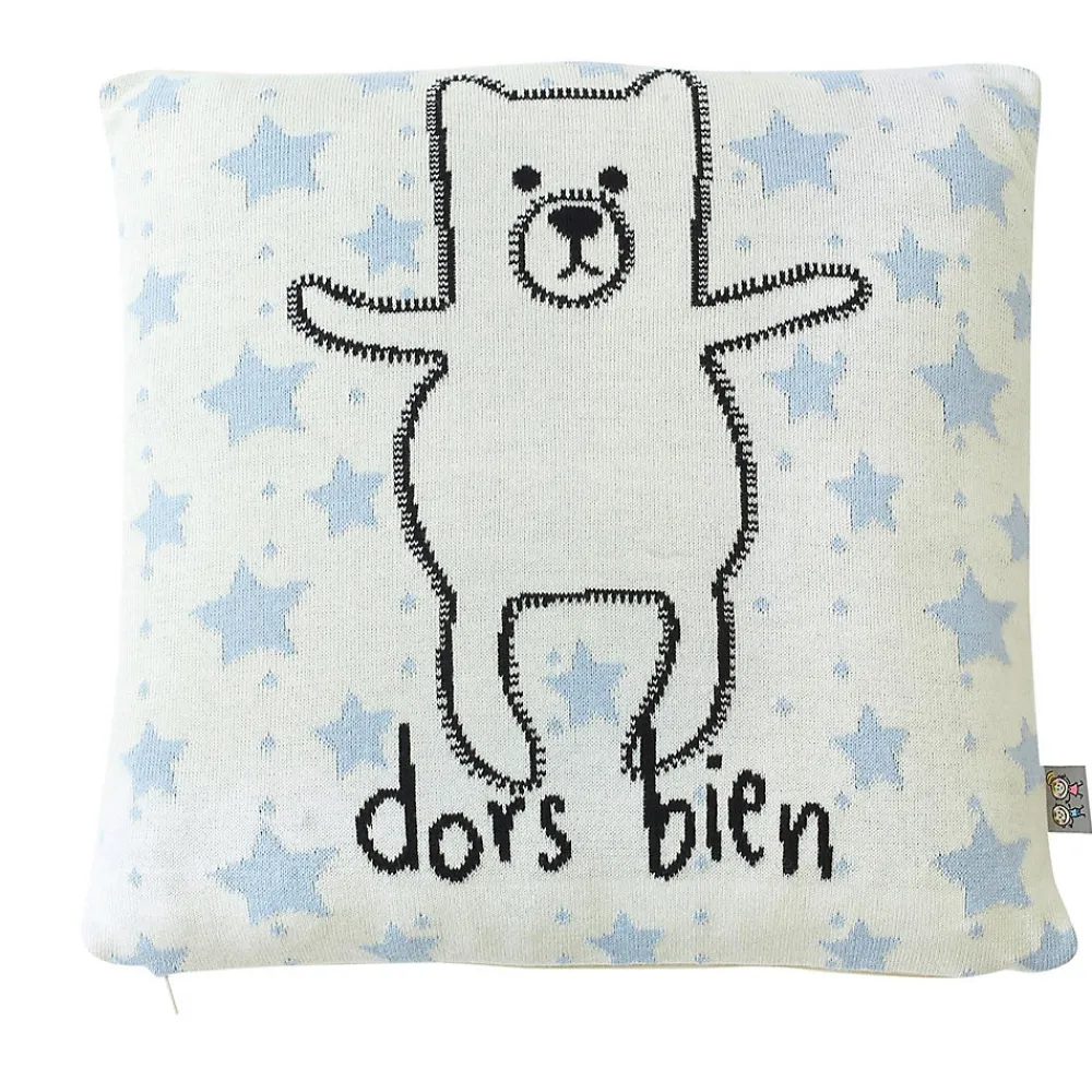 Taie de coussin en coton bio OURSON>Sevira Kids Clearance