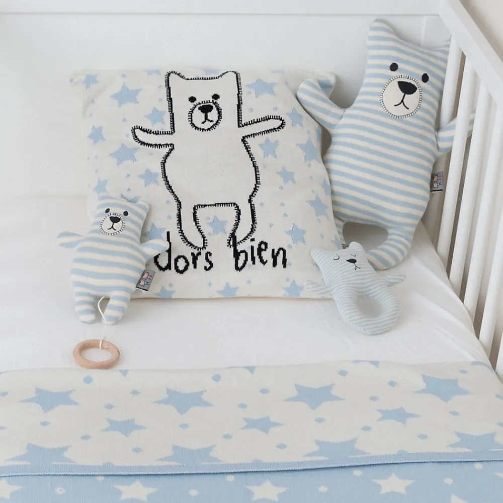 Taie de coussin en coton bio OURSON>Sevira Kids Clearance