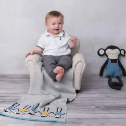 Taie de coussin en coton biologique SINGE>Sevira Kids Online