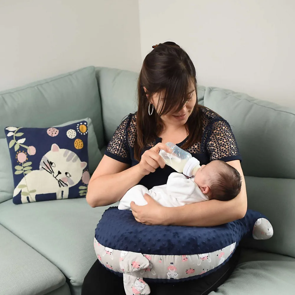 Taie de coussin en tricot de coton Chaton>Sevira Kids Clearance