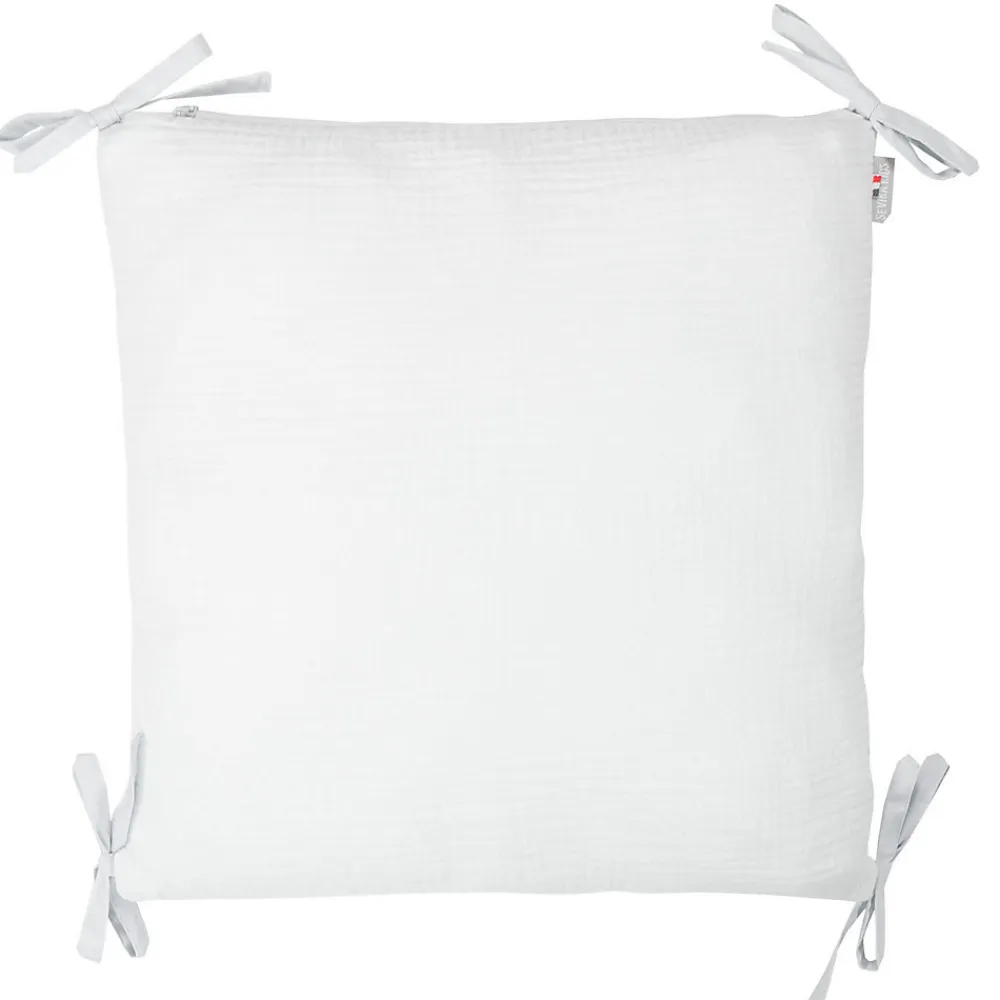 Taie de coussin modulable avec liens à nouer en gaze de coton>Sevira Kids Best