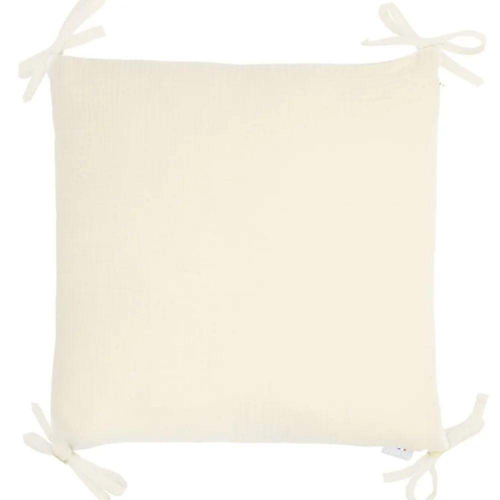 Sevira Kids Taie de coussin modulable avec liens à nouer en gaze de coton* Taie D'Oreiller