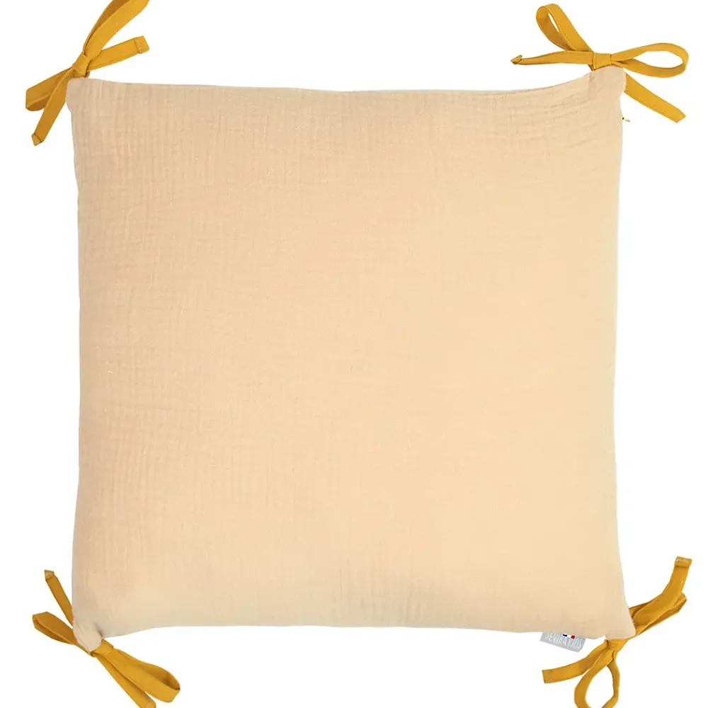 Sevira Kids Taie de coussin modulable avec liens à nouer en gaze de coton* Taie D'Oreiller