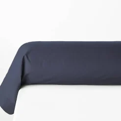 Atmosphera Créateur D'Intérieur Taie de traversin Carina 85x185cm bleu encre - Atmosphera* Boutis, Couvre-Lit, Édredon