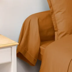 Atmosphera Créateur D'Intérieur Taie de traversin Carina 85x185cm jaune cumin - Atmosphera* Boutis, Couvre-Lit, Édredon