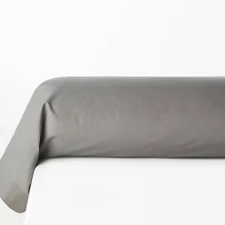 Atmosphera Créateur D'Intérieur Taie de traversin Carina 85x185cm gris souris - Atmosphera* Boutis, Couvre-Lit, Édredon