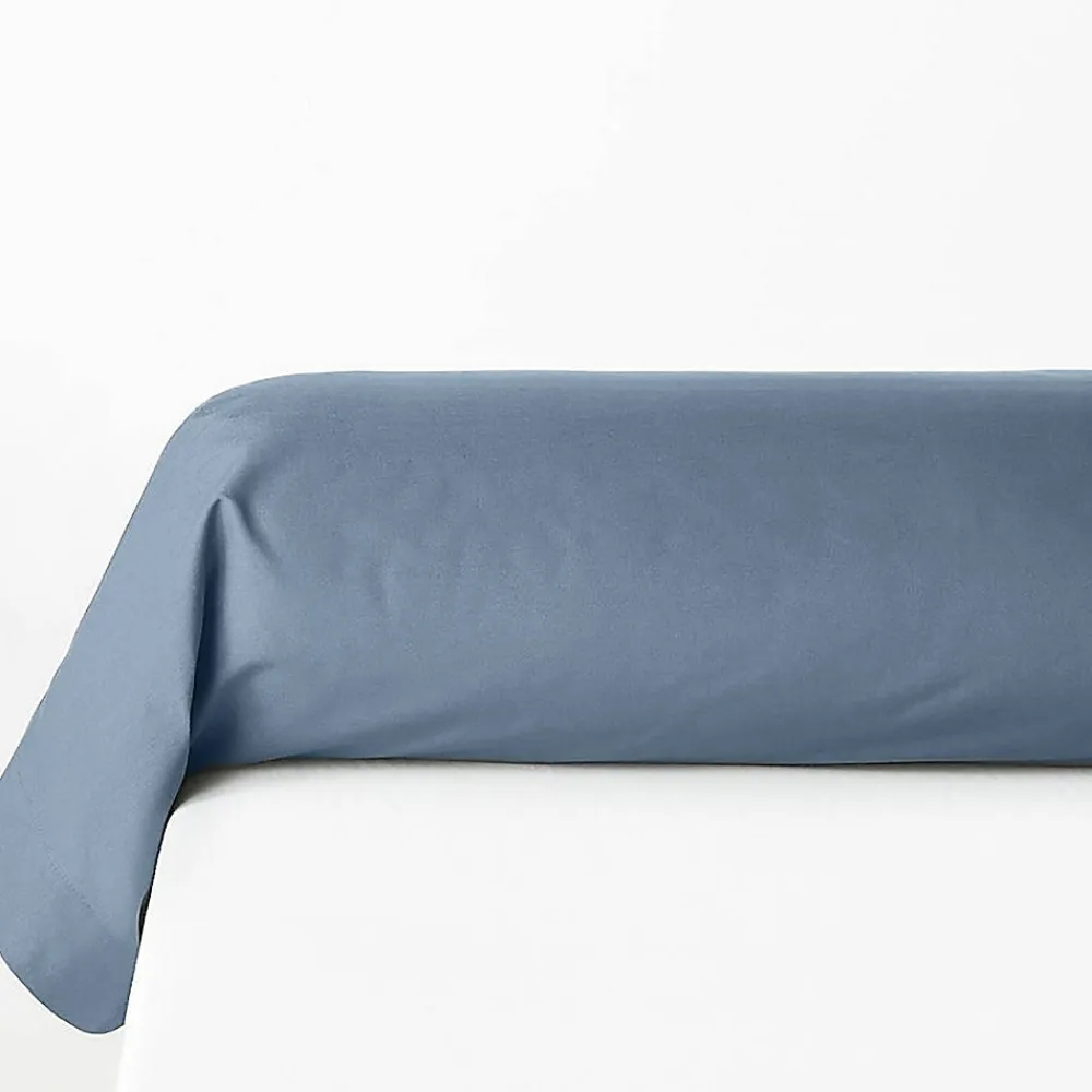 Taie de traversin Carina 85x185cm bleu orage - Atmosphera>Atmosphera Créateur D'Intérieur Clearance