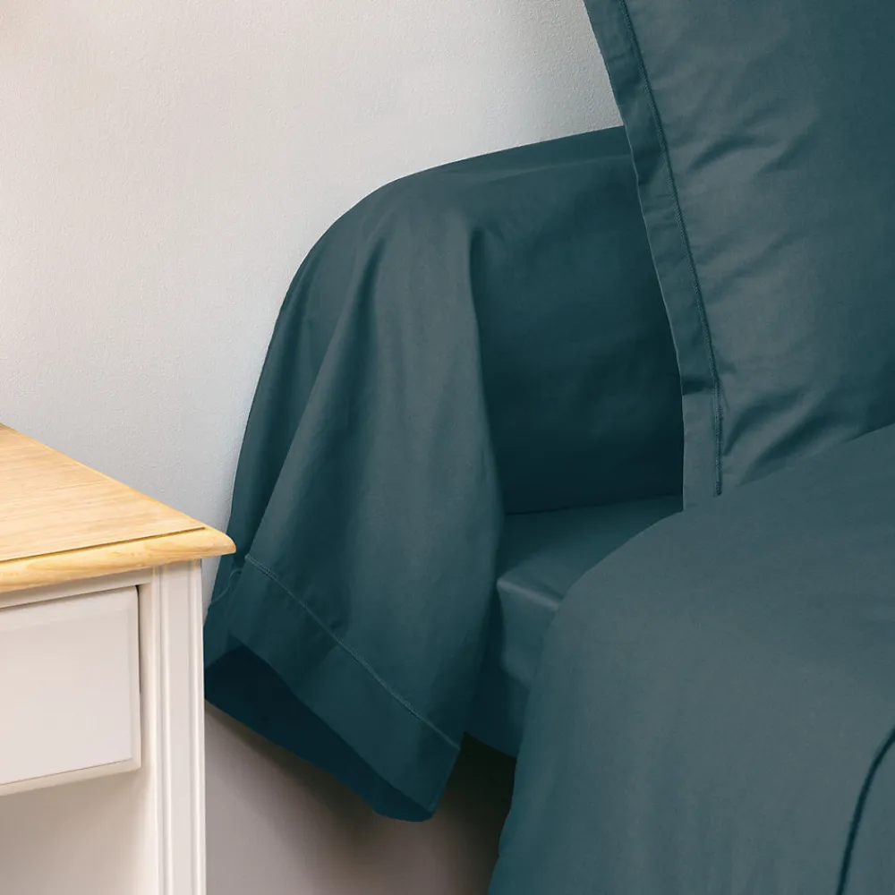 Taie de traversin Carina 85x185cm bleu orage - Atmosphera>Atmosphera Créateur D'Intérieur Clearance