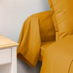 Atmosphera Créateur D'Intérieur Taie de traversin Carina 85x185cm ocre - Atmosphera* Boutis, Couvre-Lit, Édredon