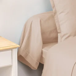 Atmosphera Créateur D'Intérieur Taie de traversin Carina 85x185cm beige lin - Atmosphera* Boutis, Couvre-Lit, Édredon
