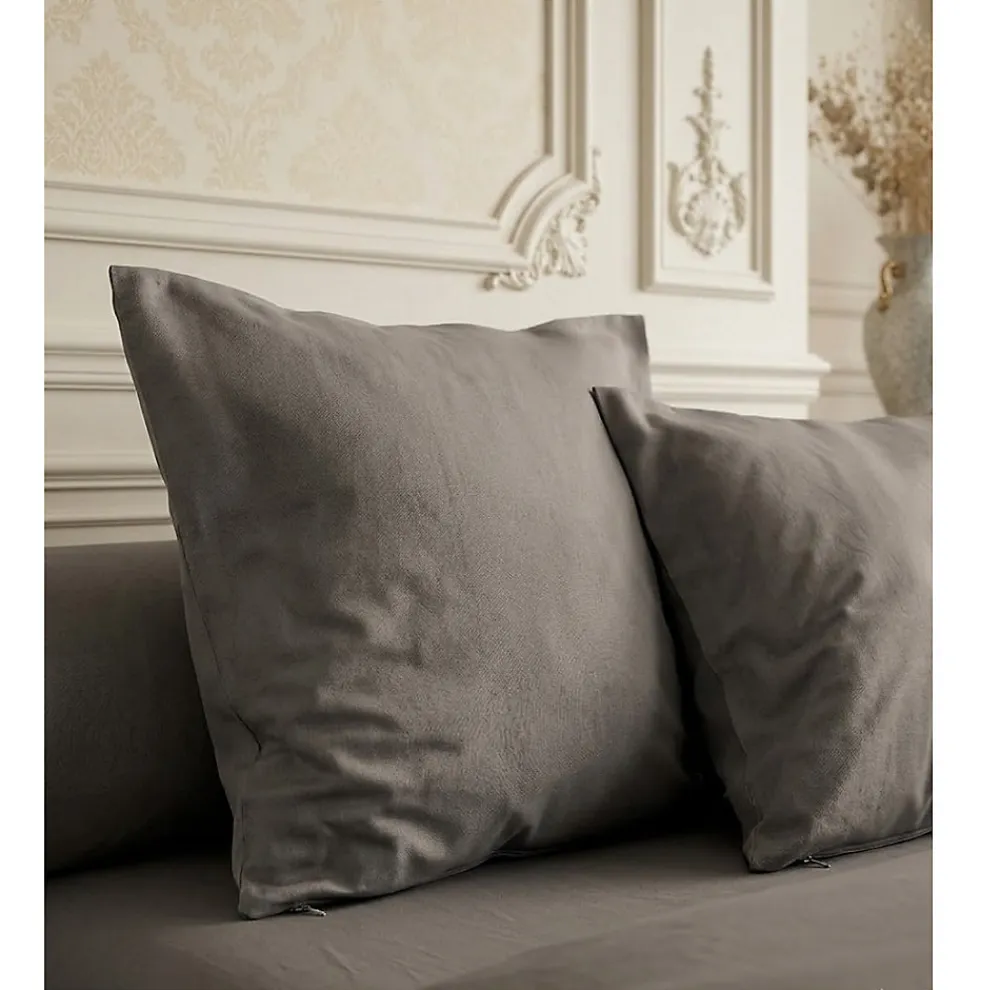 Taie de traversin en coton>Eden New