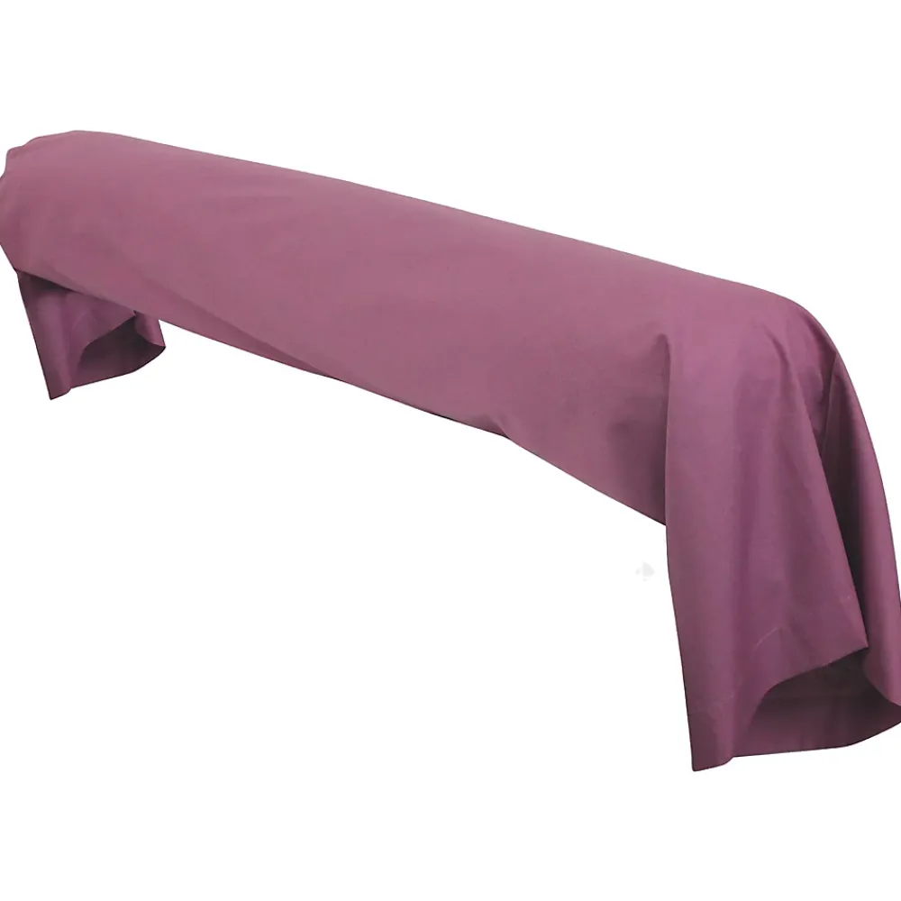 Linnea Taie de traversin uni 230X43 cm coton ALTO Raisin* Taie D'Oreiller