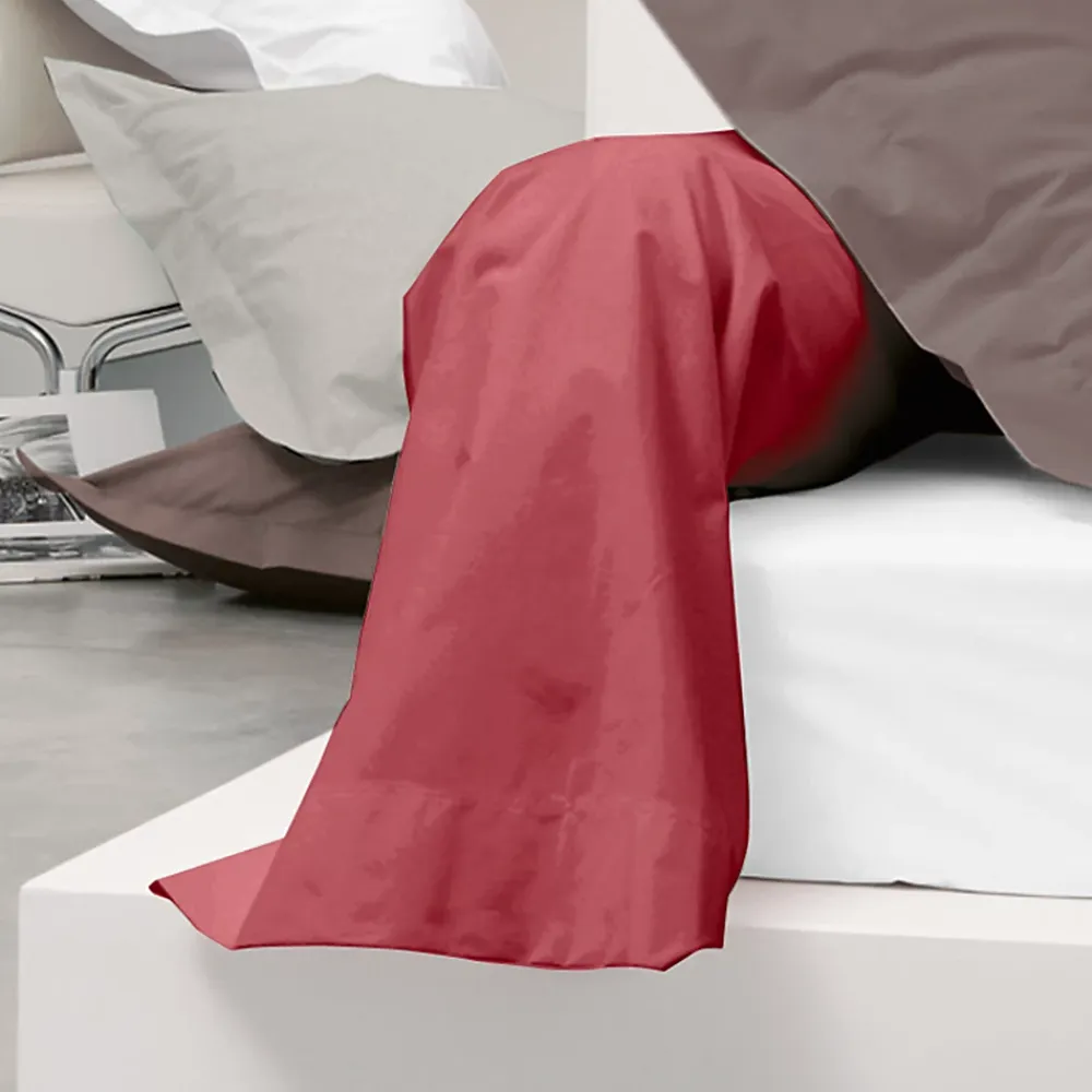 Linnea Taie de traversin uni 140x43 cm coton ALTO Garance* Taie D'Oreiller